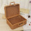 Geflochtene Picknickbox, Größe L, Holzfarbe, Kunststoff 1
