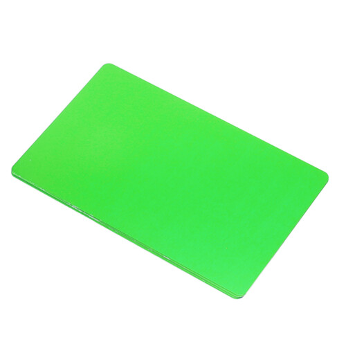 50 Stück Aluminium-Lasergravierte Karten 54  86 mm grün 2