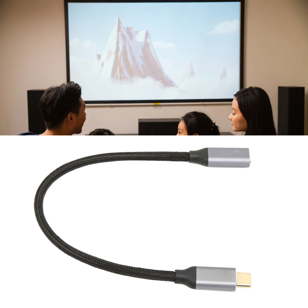 Usb C Extension Cable 10Gbps Data Sync 100W Power Delivery 4K 60Hz Video Output Usb C Cable With E Marker Chip 0.25M 5021319635856