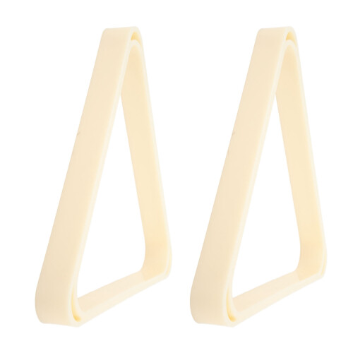 2 Stück Billard-Triangel weiß 30,1 cm 5,25 cm
