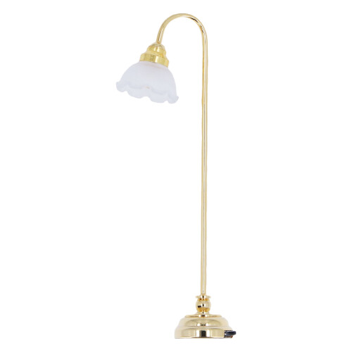 Lámpara de pie para casa de muñecas, escala 1/12, 32MAH, 10.3 cm 1