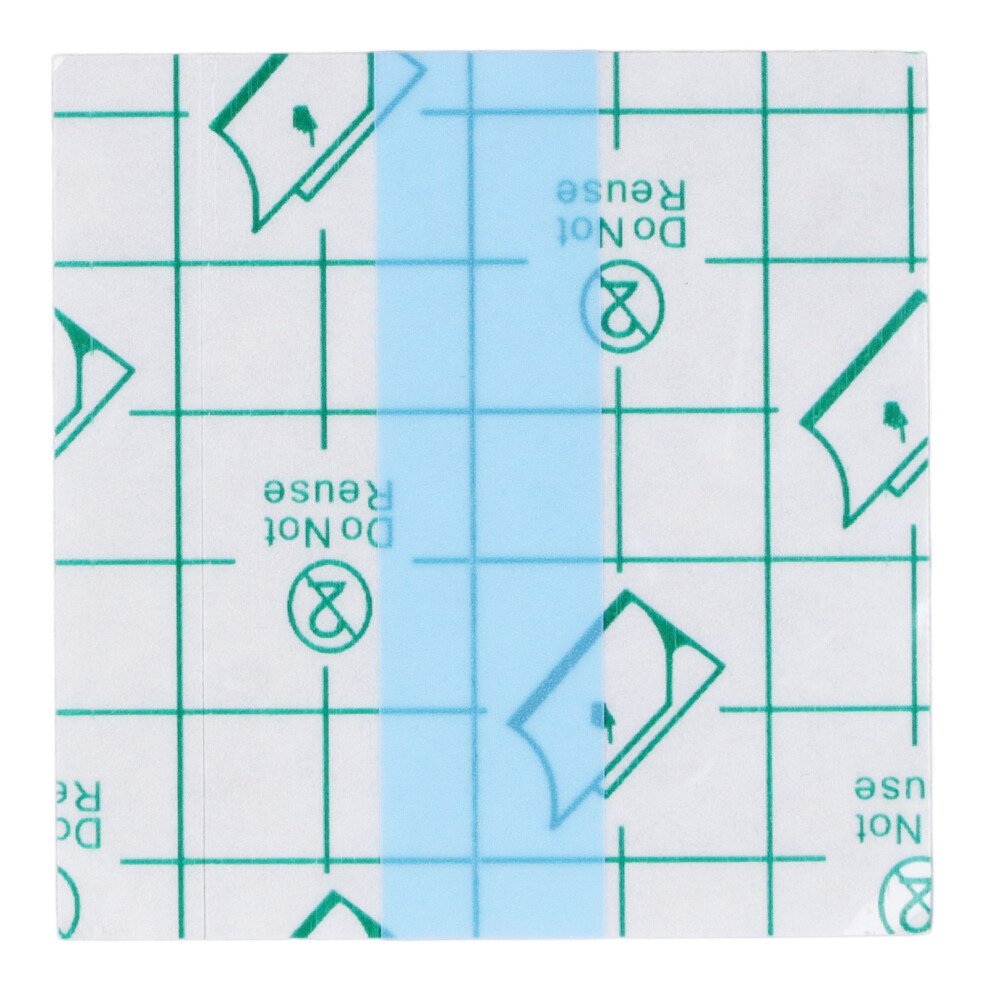 100pcs Makeup Hand Palette PU Film Transparent Waterproof Self Adhesive Hand Palette Sticker for Professionals Beginners