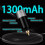 Tattoo-Stromversorgung 1300mAh 62.8x27.5mm Silber 13