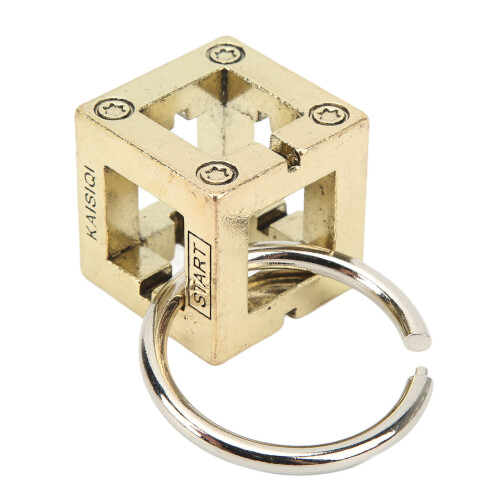 Alloy 3D-Handheld Gehirn-Rätsel-Box, Puzzlespiel 2