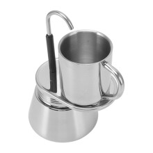Leichtgewichtiger 300ml Moka-Kanne für Camping mit Einzelauslauf DIY-Rohr