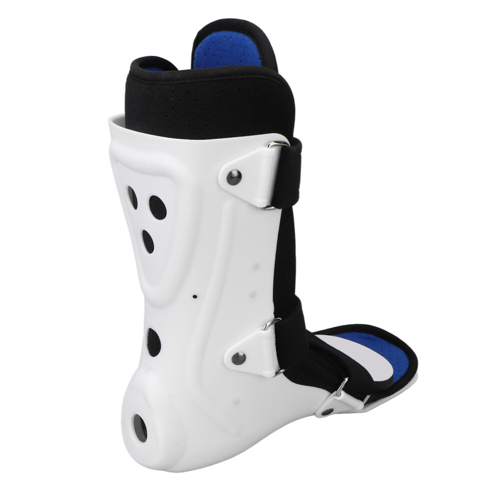 Ankle Brace Breathable Comfortable Free Adjustment Foot Drop Support Brace Injury Ankle Splint Left Foot L (30cm/11.8in Length)