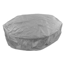 Tapa redonda para jacuzzi 190 Plata 190x90cm Gris