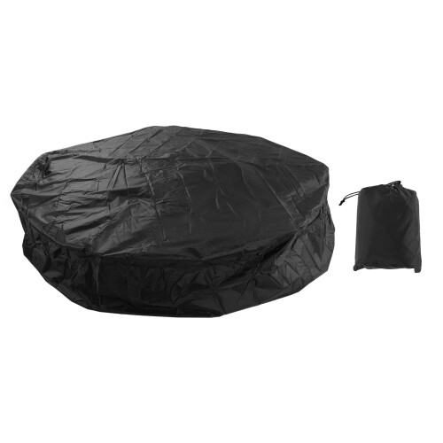 Cubierta redonda para jacuzzi 190x90cm negra impermeable 1