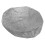 Runde Badewannenabdeckung 190x30 cm grau Polyester-Taft 13