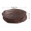 Runde Whirlpoolabdeckung 190 190x30cm Kaffee Polyester 7