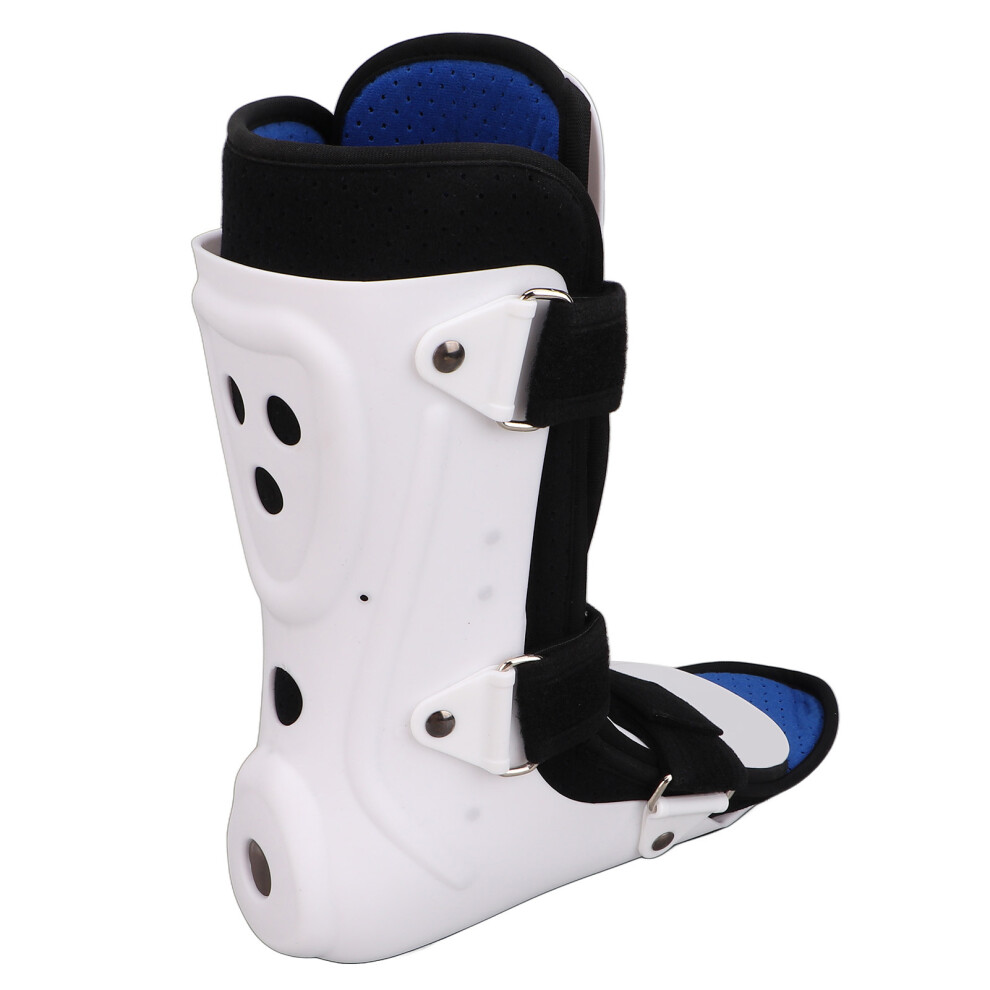 Ankle Brace Breathable Comfortable Free Adjustment Foot Drop Support Brace Injury Ankle Splint Right Foot L (30cm/11.8in Length)