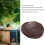 Runde Whirlpool-Abdeckung 190, 215x70 cm, Kaffee 10
