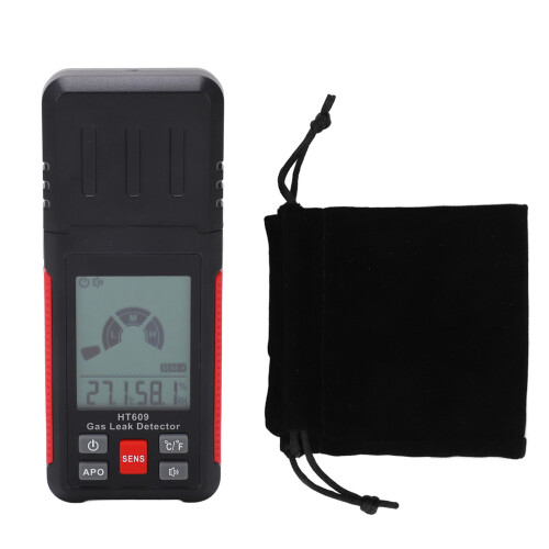 HT609 Detector de fugas de gas ABS, 3xAAA, 50-1000 ppm 1