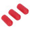 100 piezas de tapas roscadas de PVC rojas de 6 mm protector de roscas para tornillos 6