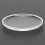 Uhrenlinse wasserdicht transparent 40,5-43,5 mm 9