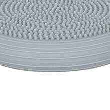 Wiggle-Kissen Balance-Scheibe 33x5cm/13x2in Grau PVC