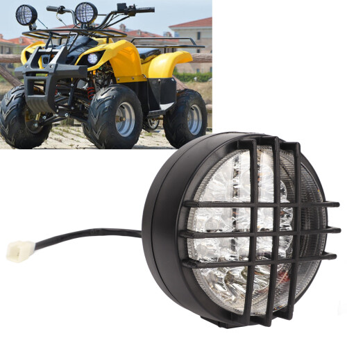 3-Draht 12-V ATV-LED-Scheinwerfer mit Schutzgittern 50-200 ccm