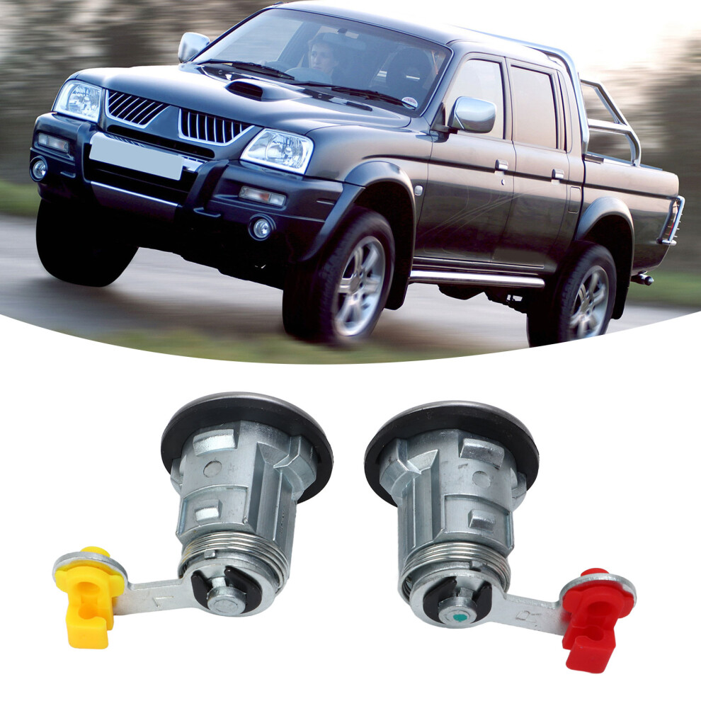Left Right Door Lock Cylinder With 2 Keys Ye05506a Replacement For Mitsubishi L200 2001Â2005 4921319649062