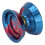 Alloy Pro Yoyo - Kappe 1, Standardgröße, Rot/Blau 14