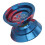 Alloy Pro Yoyo - Kappe 1, Standardgröße, Rot/Blau 7