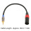 Cable XLR macho a 3,5 mm 11,8 pulgadas balanceado sin pérdidas 8