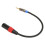 Cable XLR macho a 3,5 mm 11,8 pulgadas balanceado sin pérdidas 1