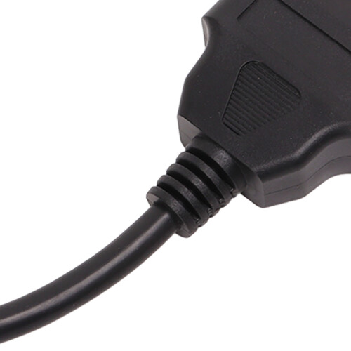3 piezas 30 cm OBD2 cable adaptador 16 pines negro 2
