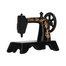 1:12 Máquina de coser metálica para casa de muñecas - Vintage