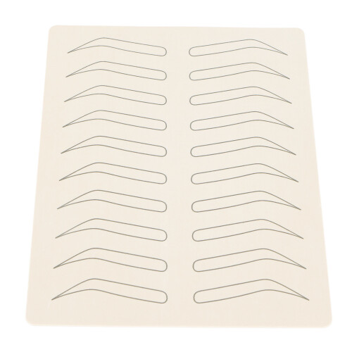 10 Stück Microblading-Haut 1mm 18,9x14,5cm Schwarz 2