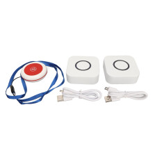 Drahtloser Pflege-Pager 2-für-1 2x1000mAh RX