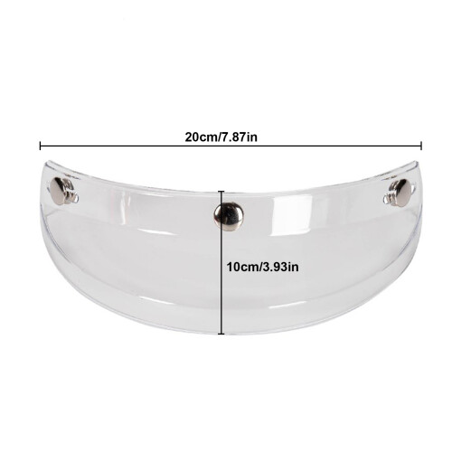 Motorradhelm Visier klappbar Open-Face UV-Schutz Winddicht Rot 1