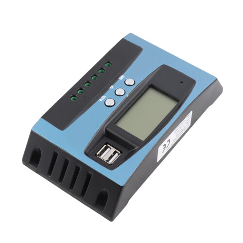 MPPT 50A 12/24V Controlador de Carga Solar Aluminio