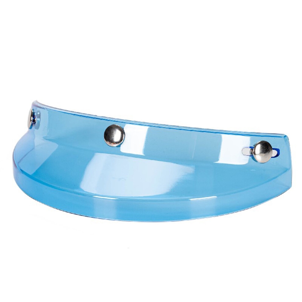 Universal Motorcycle 3 Snap-Button Visor Flip Up Down Open Face Helmet Wind 8701319652165