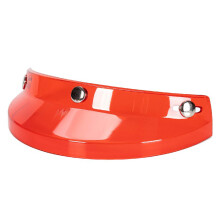 Visor para casco de motocicleta de cara abierta abatible hacia arriba y hacia abajo a prueba de viento con 3 broches de presión