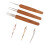 0.75mm Dreadlocks-Werkzeug-Set - 140x13mm Häkelnadel 15