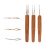 0.75mm Dreadlocks-Werkzeug-Set - 140x13mm Häkelnadel 2