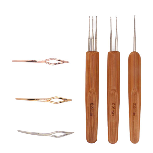 0.75mm Dreadlocks-Werkzeug-Set - 140x13mm Häkelnadel 1