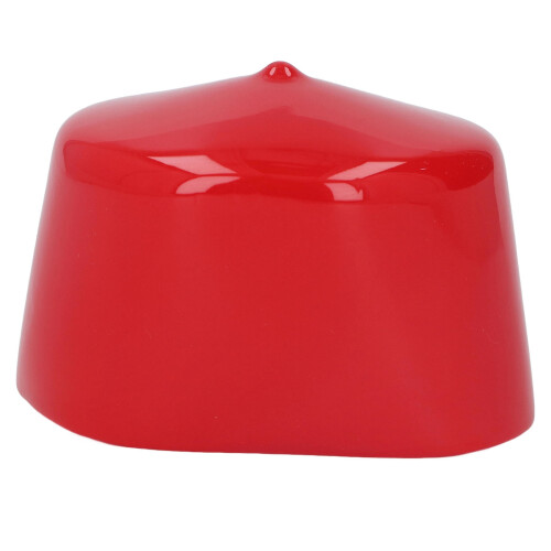 5 Stück Schraub-Endkappe 60mm PVC rot flammhemmend 2