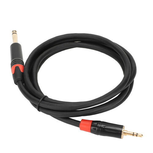 3,5-mm männlich auf 6,5-mm männlich Adapterkabel - 1,5 m PVC 1