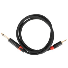 3,5-mm männlich auf 6,5-mm männlich Adapterkabel - 1,5 m PVC