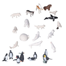 Pinguine, Bären und Wale – Kunststoff-Tiermodelle