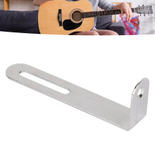 Rechtwinkliger Halter aus Silbermetall für Gitarren-Pickguard