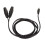 3,5 mm auf Dual-XLR Stereo-Kabel 1,5 m Schwarz 16