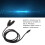 3,5 mm auf Dual-XLR Stereo-Kabel 1,5 m Schwarz 9