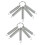 2 piezas de tensor para cadenas de neumáticos de acero inoxidable de 23 cm 2