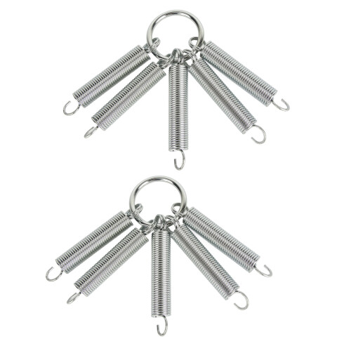 2 piezas de tensor para cadenas de neumáticos de acero inoxidable de 23 cm 1