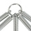 2 piezas de tensor para cadenas de neumáticos de acero inoxidable de 23 cm 12