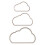3 Stück Cloud Weaving Loom Kit Buche, 37x22.4x1.2 cm 12