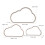 3 Stück Cloud Weaving Loom Kit Buche, 37x22.4x1.2 cm 9