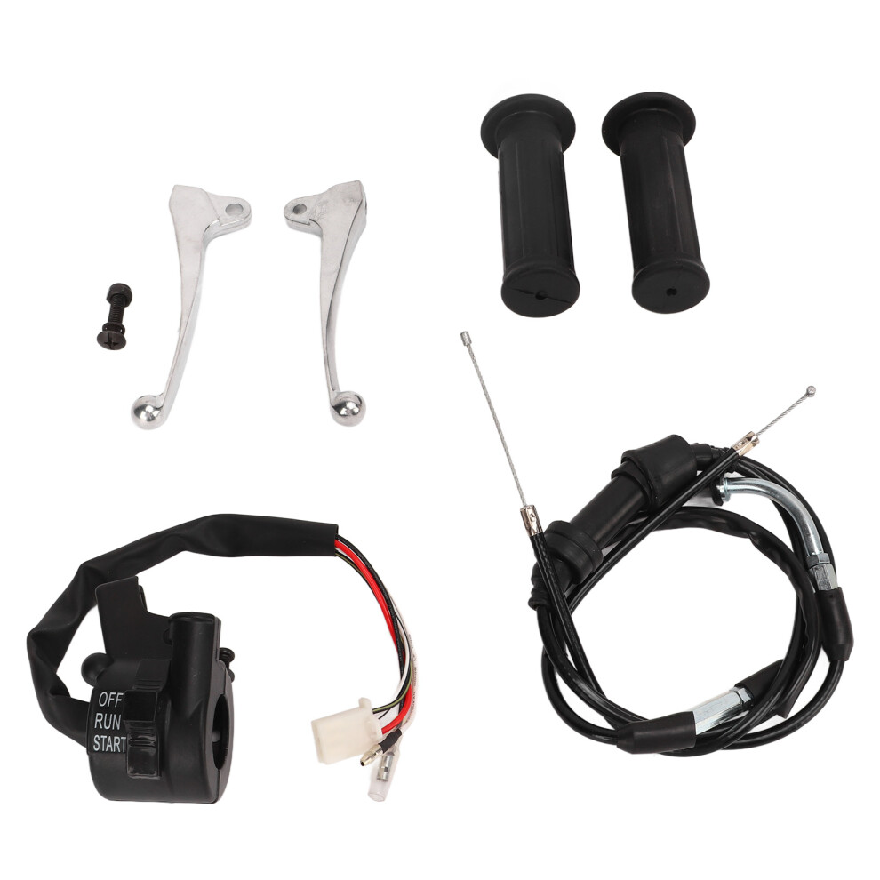 Throttle Cable Handle Grip Start Kill Switch Brake Lever Kit For Pw50 Py50 Dirt Bike 8421319657921